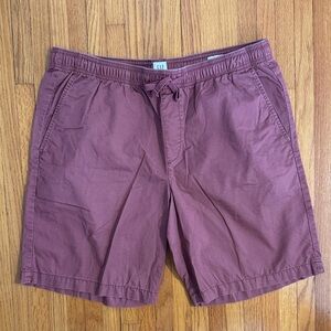 GAP 9” EASY SHORTS COLOR FADDED RED Men’s Large (L)